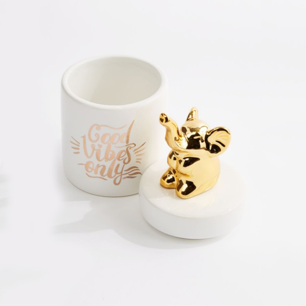 NEW Jewelry or make up organizer elephant and owl - Picture 2 of 3